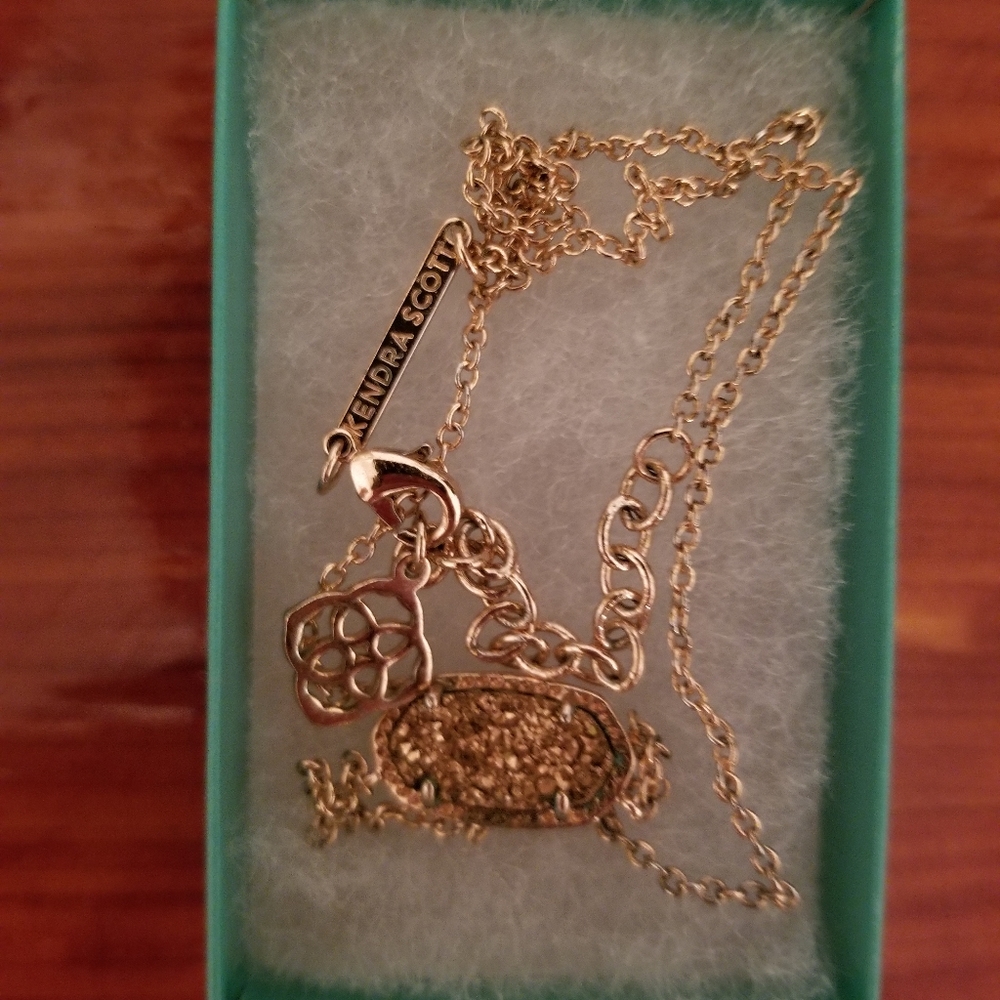 Kendra Scott Rose Gold Druisy Necklace